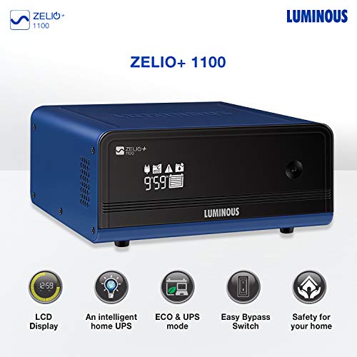 Luminous Zelio+ 1100 Home Pure Sinewave Inverter UPS Luminous Zelio+ 1100 Home Pure Sinewave Inverter UPS