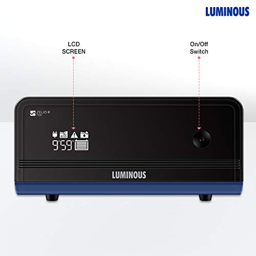 Luminous Zelio+ 1100 Home Pure Sinewave Inverter UPS Luminous Zelio+ 1100 Home Pure Sinewave Inverter UPS