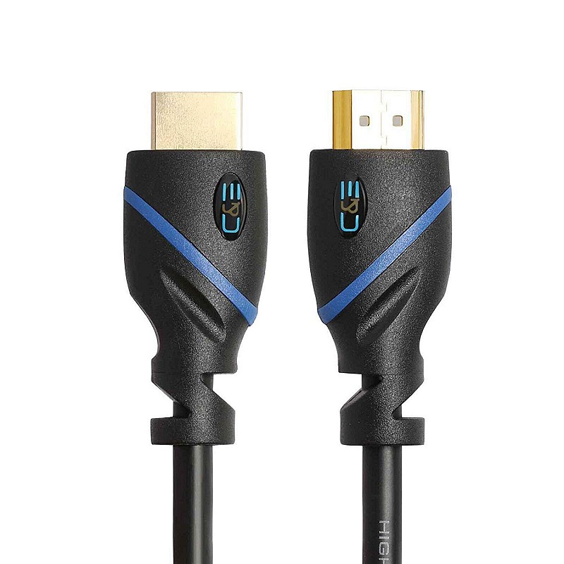 C&E CNE510415 High Speed HDMI Cable Male to Male with Ethernet (20 Feet/6.0 Meters) Black