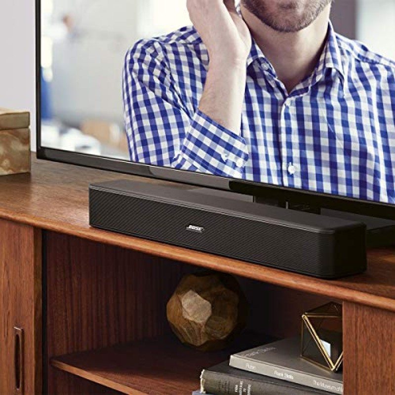 Bose Solo 5 TV Soundbar Sound System with Universal Remote Control, Black Bose Solo 5 TV Soundbar Sound System with Universal Remote Control, Black