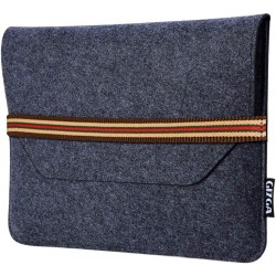 GIZGA Laptop Bag Sleeve Case Cover for 15-Inch/ 15.6-Inch Laptop (Slate Grey)