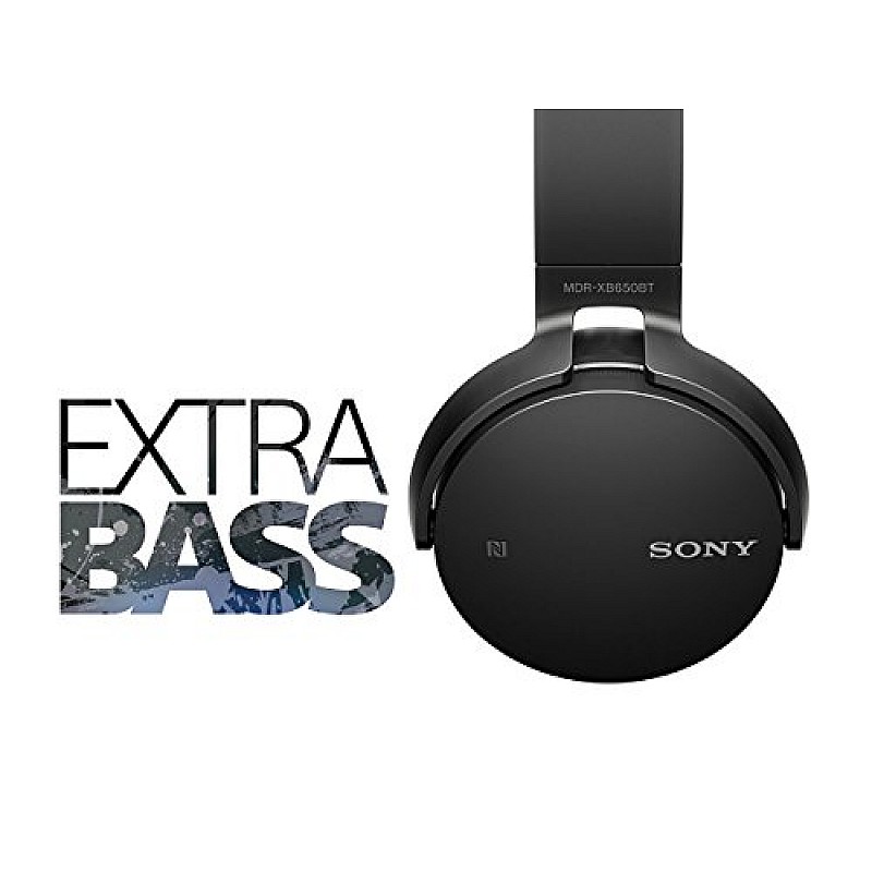 Sony MDR-XB650BT Wireless Extra Bass Headphones with 30 Hours Battery (Black)