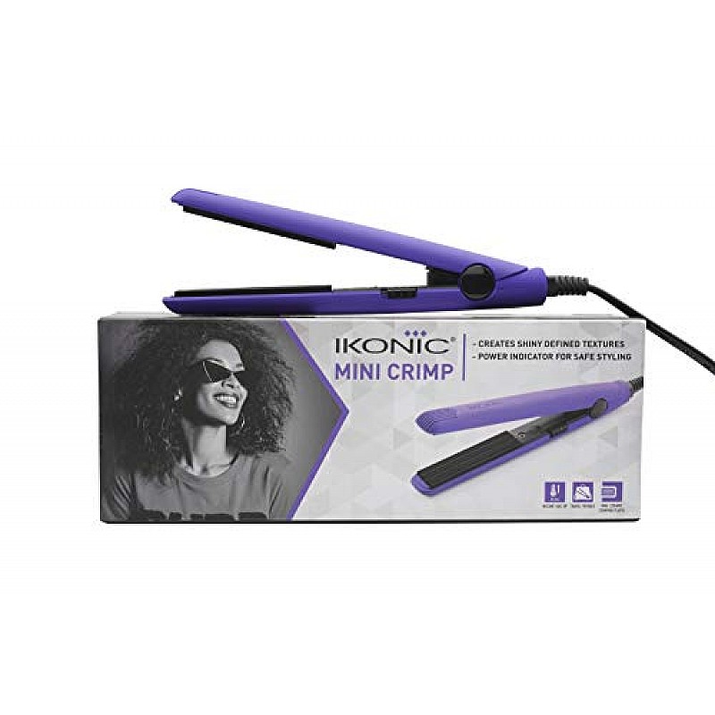 Ikonic Mini Crimper Purple and Black