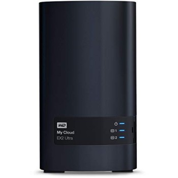 Western Digital My Cloud EX Ultra 2-Bay Diskless Network Attached Storage 3.0 USB Black Western Digital Western Digital My Cloud EX Ultra 2-Bay Diskless Network Attached Storage 3.0 USB Black Western Digital