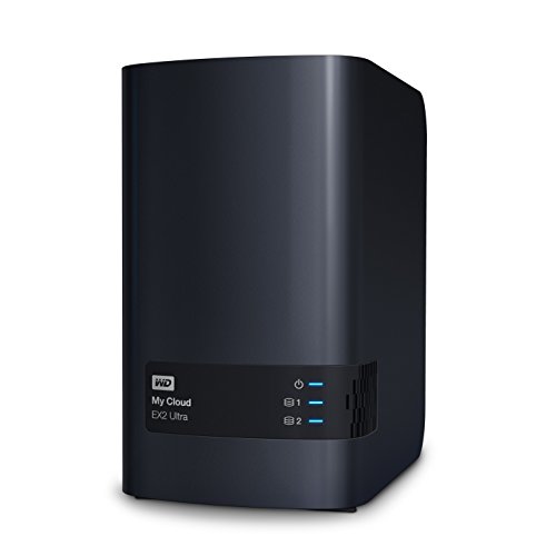 Western Digital My Cloud EX Ultra 2-Bay Diskless Network Attached Storage 3.0 USB Black Western Digital Western Digital My Cloud EX Ultra 2-Bay Diskless Network Attached Storage 3.0 USB Black Western Digital