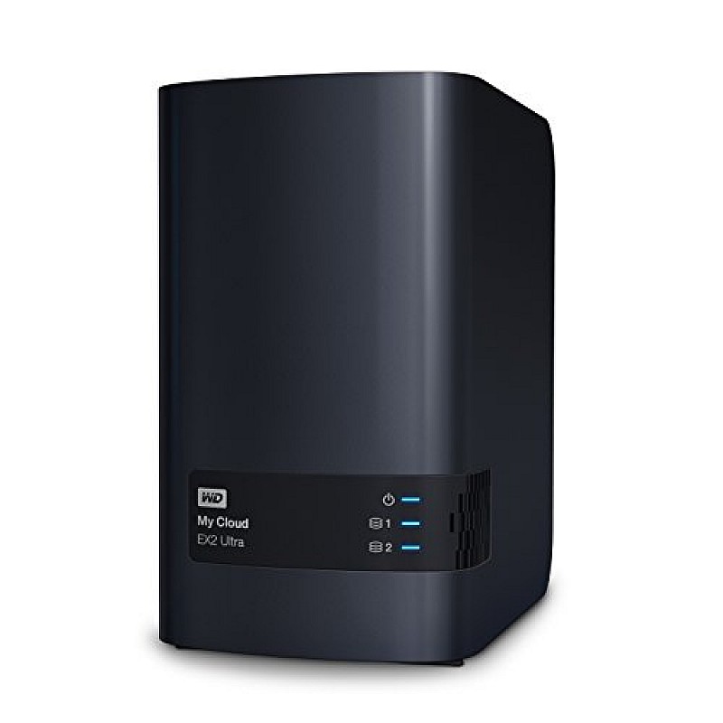 Western Digital My Cloud EX Ultra 2-Bay Diskless Network Attached Storage 3.0 USB Black Western Digital