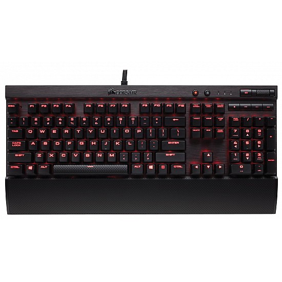 CORSAIR K70 Mechanical Gaming Keyboard-Red LED-USB Passthrough- Cherry MX Speed