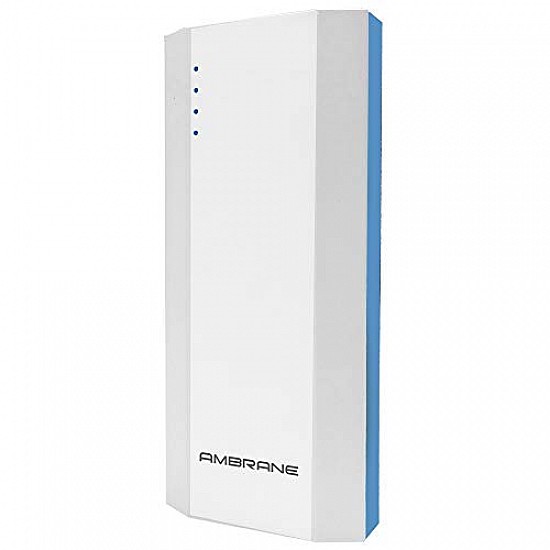 Ambrane 10000 mAh Power Bank P-1111 White-Blue