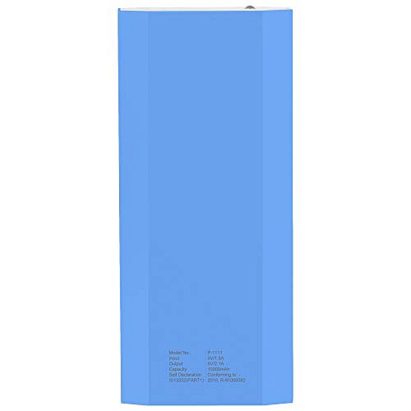 Ambrane 10000 mAh Power Bank P-1111 White-Blue