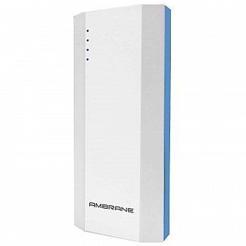 Ambrane 10000 mAh Power Bank P-1111 White-Blue