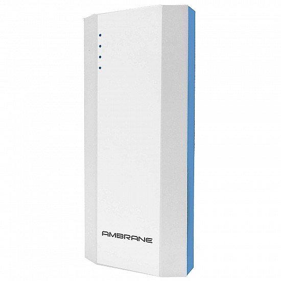 Ambrane 10000 mAh Power Bank P-1111 White-Blue