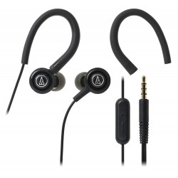 Audio-Technica SonicSport ATH-COR150ISBK in-Ear Headphones with Mic (Black)