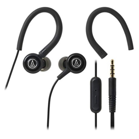Audio-Technica SonicSport ATH-COR150ISBK in-Ear Headphones with Mic (Black) Audio-Technica SonicSport ATH-COR150ISBK in-Ear Headphones with Mic (Black)