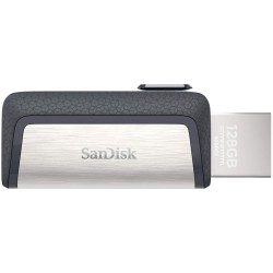 SanDisk Ultra Dual USB Drive 3.1, SDDDC2 32GB, Black, USB 3.1/Type C Reversible Connector