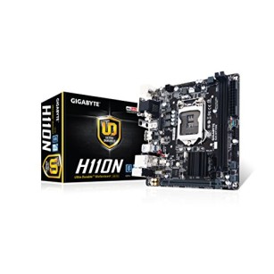 Gigabyte GA-H110M-H M-ATX Motherboard with Realtek GbE LAN, 6th and 7th Gen Intel Processor Support 