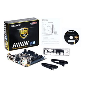 Gigabyte GA-H110M-H M-ATX Motherboard with Realtek GbE LAN, 6th and 7th Gen Intel Processor Support 