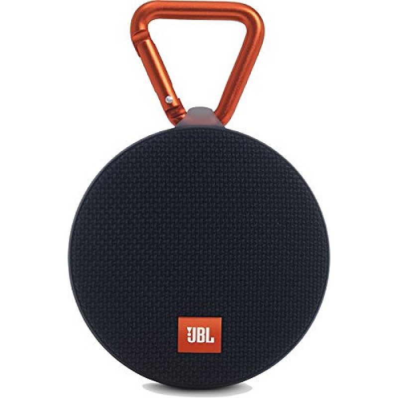 JBL Clip 2 Portable Wireless Bluetooth Speaker with Mic (Black)