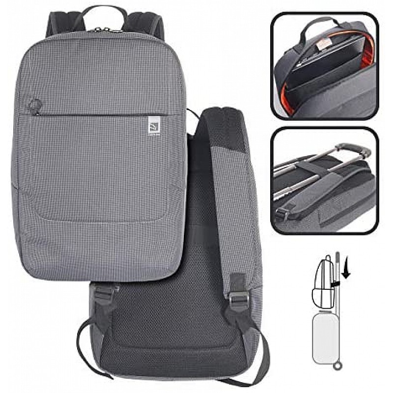 Tucano Loop Backpack for Laptop up to 15.6"-Black