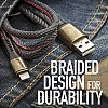 boAt Extra Tough USB A to Lightning Cable, Apple MFI Approved For Apple iPhone/iPod, 1 Meter (3.3 Feet) –(Denim)