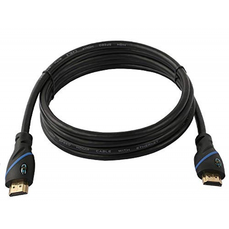 C&E CNE623085 (8 Feet/2.4 Meters) High Speed HDMI Cable Male to Male with Ethernet and Audio Return (10 Pack) (Black)