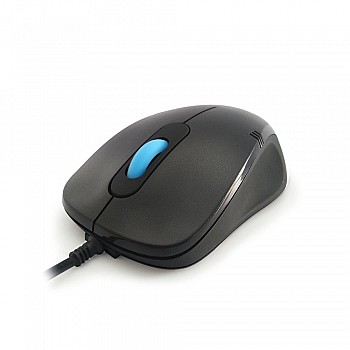 Amkette Kwik Pro Wired Optical USB Mouse with 3 Button – Black