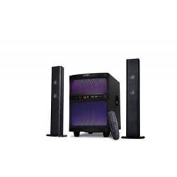 F&D T200X 70W 2.1 Bluetooth Soundbar Cum Tower Speaker with Multi Color LED - Black