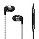 SoundMagic E80C in Ear Isolating Earphones with Microphone  Black (Gunmetal)