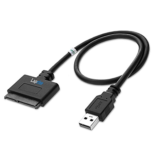 Laprite USB 3.0 to 2.5" SATA 22P (7Pin + 15Pin) III Hard Drive Adapter Cable - SATA to USB 3.0 Converter for SSD/HDD Hard Drive Adapter Cable w/UASP Laprite USB 3.0 to 2.5" SATA 22P (7Pin + 15Pin) III Hard Drive Adapter Cable - SATA to USB 3.0 Converter for SSD/HDD Hard Drive Adapter Cable w/UASP