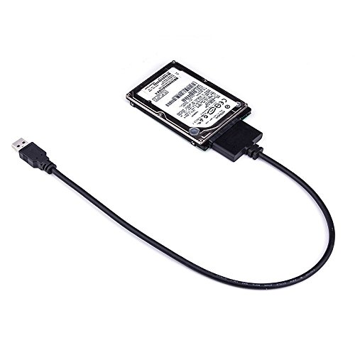 Laprite USB 3.0 to 2.5" SATA 22P (7Pin + 15Pin) III Hard Drive Adapter Cable - SATA to USB 3.0 Converter for SSD/HDD Hard Drive Adapter Cable w/UASP Laprite USB 3.0 to 2.5" SATA 22P (7Pin + 15Pin) III Hard Drive Adapter Cable - SATA to USB 3.0 Converter for SSD/HDD Hard Drive Adapter Cable w/UASP