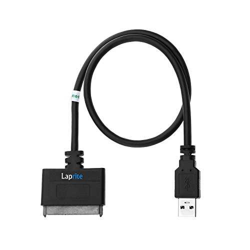 Laprite USB 3.0 to 2.5" SATA 22P (7Pin + 15Pin) III Hard Drive Adapter Cable - SATA to USB 3.0 Converter for SSD/HDD Hard Drive Adapter Cable w/UASP Laprite USB 3.0 to 2.5" SATA 22P (7Pin + 15Pin) III Hard Drive Adapter Cable - SATA to USB 3.0 Converter for SSD/HDD Hard Drive Adapter Cable w/UASP