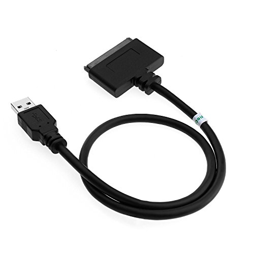 Laprite USB 3.0 to 2.5" SATA 22P (7Pin + 15Pin) III Hard Drive Adapter Cable - SATA to USB 3.0 Converter for SSD/HDD Hard Drive Adapter Cable w/UASP Laprite USB 3.0 to 2.5" SATA 22P (7Pin + 15Pin) III Hard Drive Adapter Cable - SATA to USB 3.0 Converter for SSD/HDD Hard Drive Adapter Cable w/UASP
