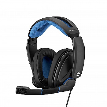 EPOS Sennheiser GSP 300 Headset with Noise-Cancelling Mic, Flip-to-Mute, Comfortable Memory Foam Ear Pads