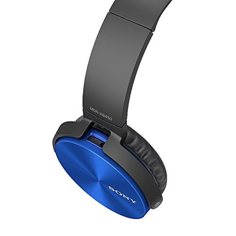 Sony XB450 On-Ear Extraa Bass Headphone (Blue)