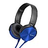 Sony XB450 On-Ear Extraa Bass Headphone (Blue)