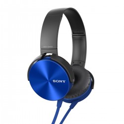 Sony XB450 On-Ear Extraa Bass Headphone (Blue)