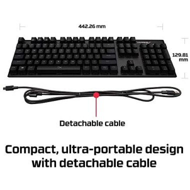 HyperX Alloy HX-KB1BL1-NA/A3 FPS Mechanical Gaming Keyboard (Cherry MX Blue) HyperX Alloy HX-KB1BL1-NA/A3 FPS Mechanical Gaming Keyboard (Cherry MX Blue)
