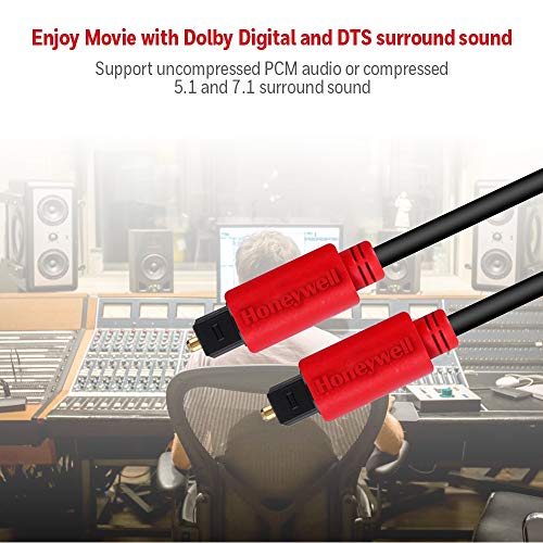 Honeywell Digital Optical TosLink Cable- 2Meters Honeywell Digital Optical TosLink Cable- 2Meters