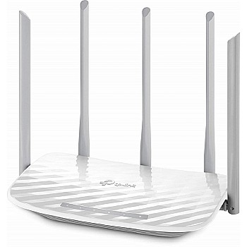 TP-Link Archer C60 AC1350 Dual Band Wireless, Wi-Fi Speed Up to 867 Mbps/5 GHz + 300 Mbps/2.4 GHz