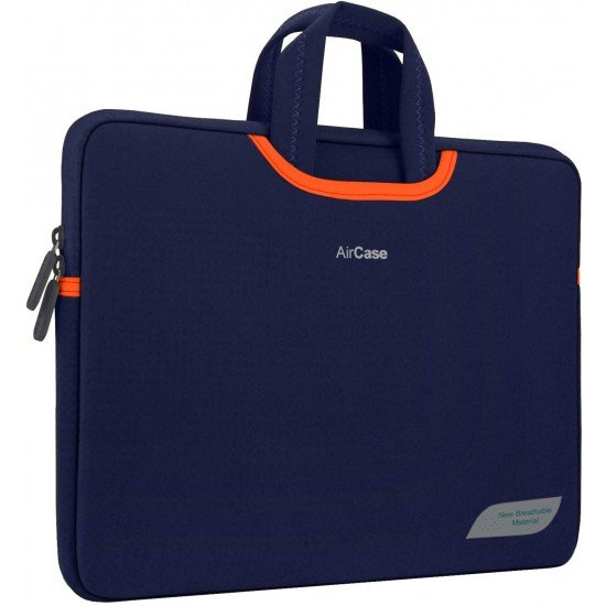 Airplus Aircase 13/14 Inch Designer Neoprene Protective Handle Sleeve For Laptop Slate Gray.