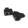 Generic CAT-5E/6 Up To 30M 1080p HDMI Double Port Network Cable Extender