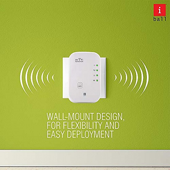 iBall 300M Wi-Fi Range Extender/Access Point/Wireless Repeater/Signal Booster