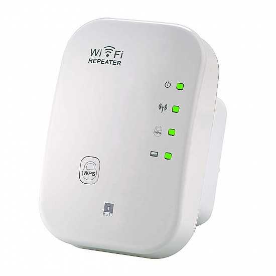 iBall 300M Wi-Fi Range Extender/Access Point/Wireless Repeater/Signal Booster