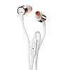 JBL T210 Pure Bass Premium Aluminum Build in-Ear Headphones with Mic & Tangle Free Cable (Rose Gold)