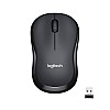 Logitech M221 Wireless Mouse, Silent Buttons, 2.4 GHz with USB Mini Receiver (Grey)