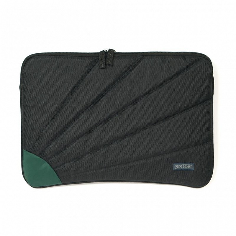 Protecta Rays Laptop Sleeve for 11.6 Inch Laptops (Black & Sea Green)