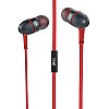 boAt Bass Heads 225 in-Ear Bass Headphones with One Button Mic (Red)