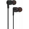 JBL T210 Pure Bass Premium Aluminum Build in-Ear Headphones with Mic & Tangle Free Cable (Black)