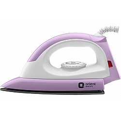 ORIENT ELECTRIC PANACHE PLUS 1100-WATT DRY IRON (DIPCP11LP, WHITE AND PURPLE)