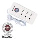 Honeywell Platinum 4 Out Surge Protector with Master Switch (White) 