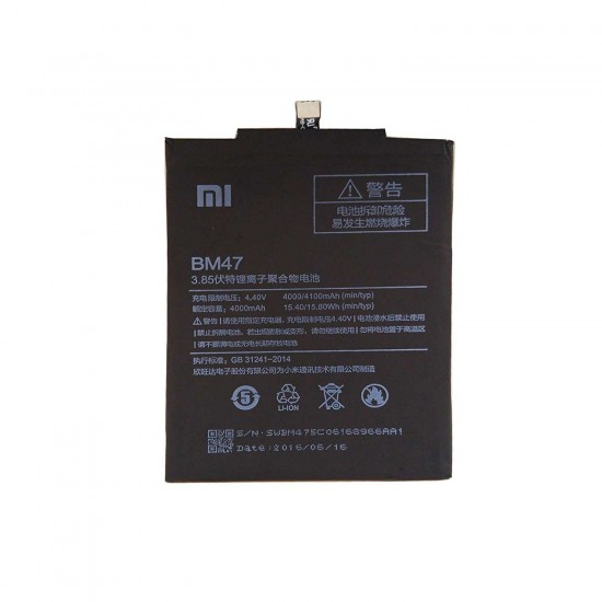 BM-47 4000 mAh Battery for Xiaomi Redmi 3/3 Pro/3S Prime